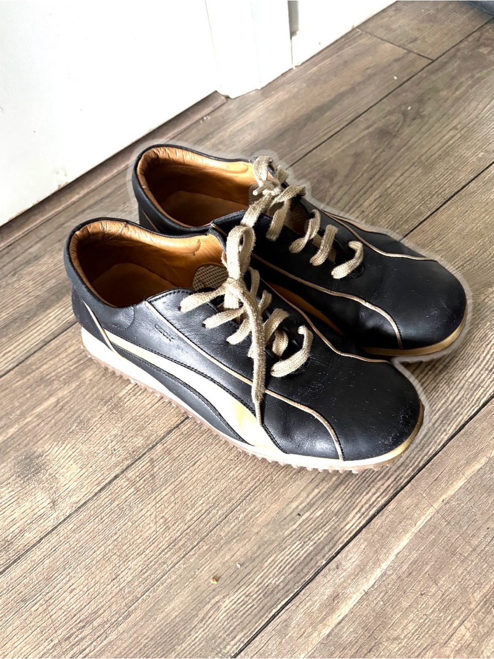 Geox Sneakers with Gum-Colored Soles